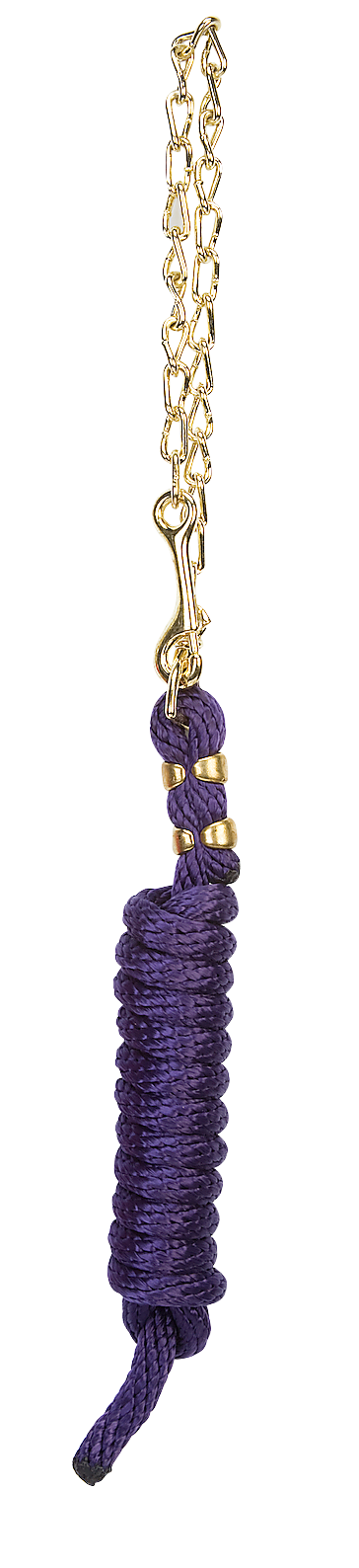Weaver Poly Lead Rope With Brass Plated Swivel Chain