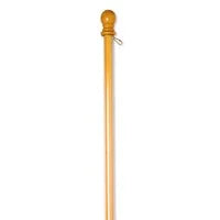 Evergreen Wood Home House Flag Pole