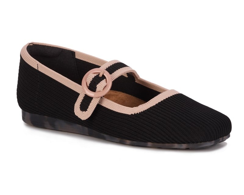 Ros Hommerson Naomi Black Taupe Knit