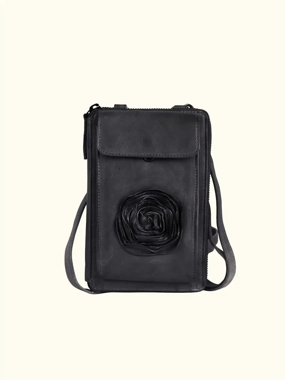 Milo Zola Washed Leather Phone Bag