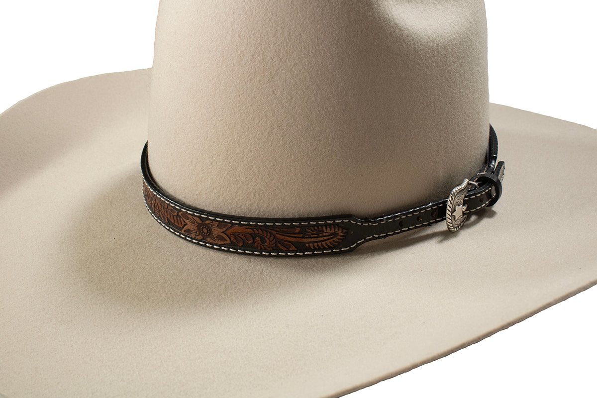 Twister Floral Embossed Hatband