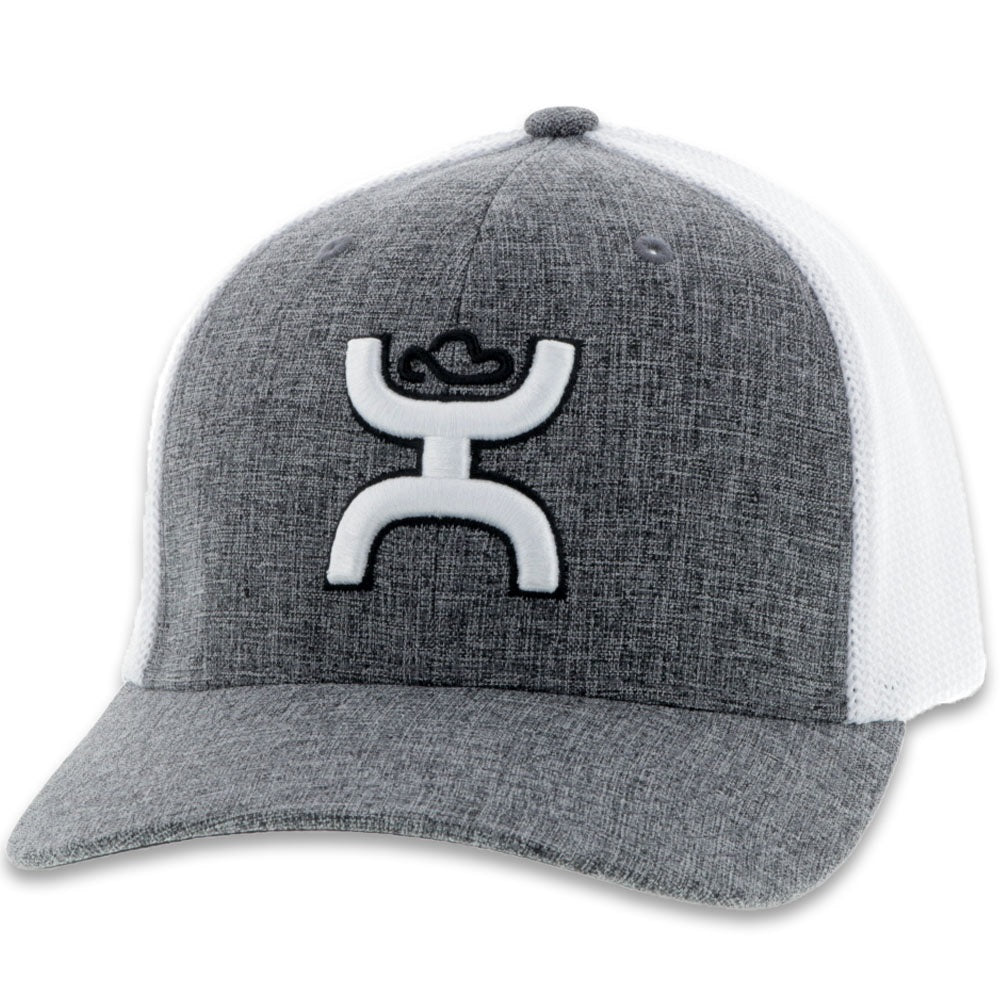 Hooey White/Grey Flexfit Cap