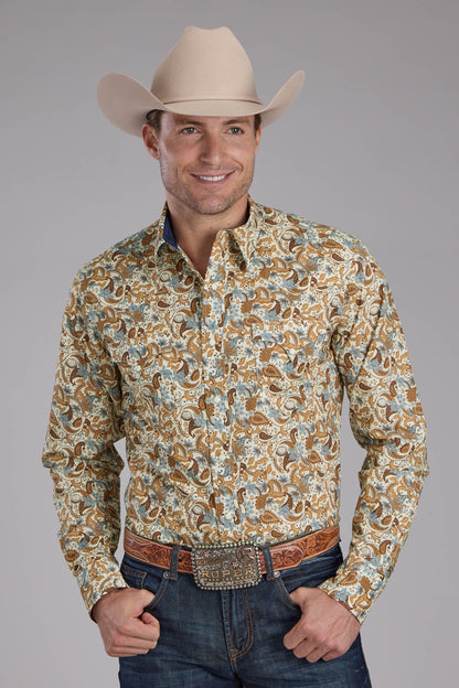 Roper Slade Paisley Long Sleeve Snap Shirt