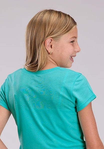 Roper Eat Sleep Ride Repeat Tee Teal