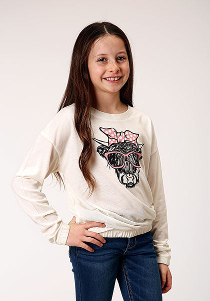 Roper Cute Cow Long Sleeve Tee