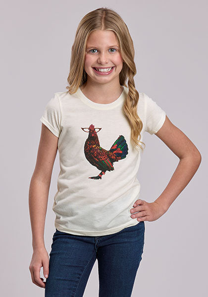 Roper Chicken with Bad Vision T-Shirt Cream