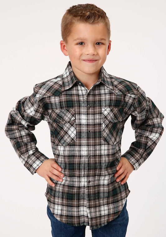 Roper Assorted Plaid Flannel Snap Shirt