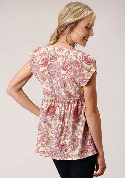 Roper Ikat Aztec Flutter Sleeve
