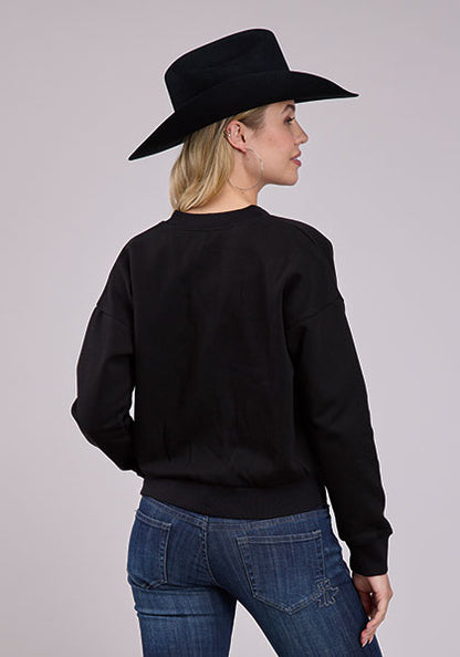 Roper Cotton Front Blingy Zipper Bomber Jacket