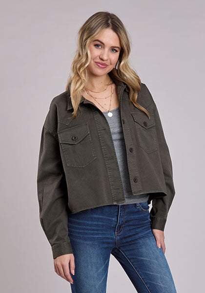 Roper Pigment Dyed Jacket Black