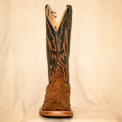 Anderson Bean Rum Brown Mojave Ostrich Discontinued Leather