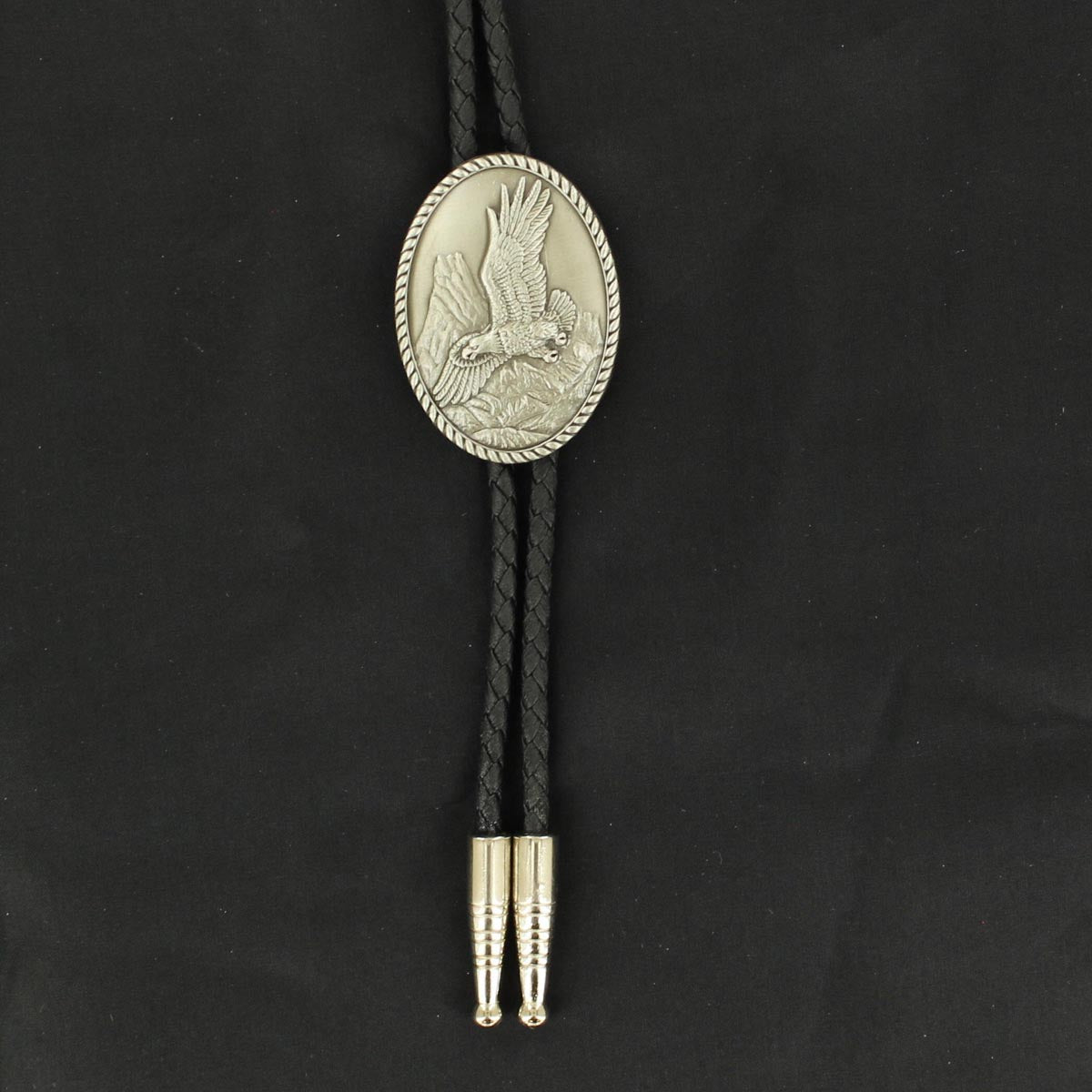 Pewter Eagle Bolo Tie