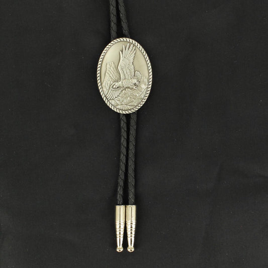 Pewter Eagle Bolo Tie