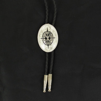 Black Aztec Bolo Tie