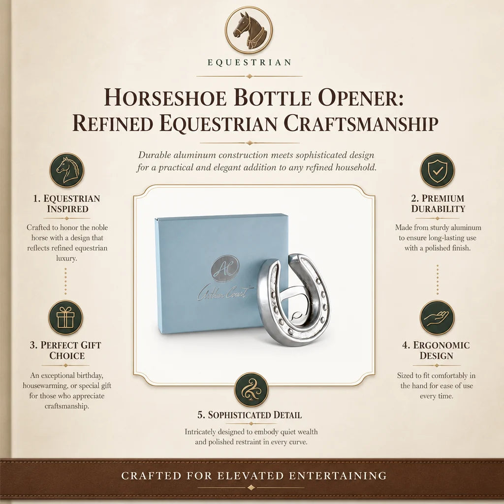 Arthur Court Horseshoe Bottle Opener