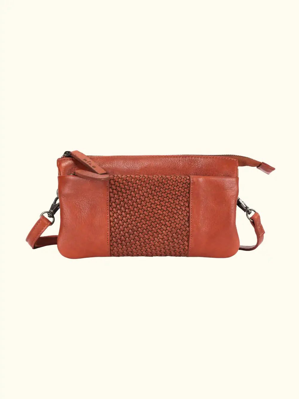 Milo Brisa Woven Crossbody Leather Sling Bag