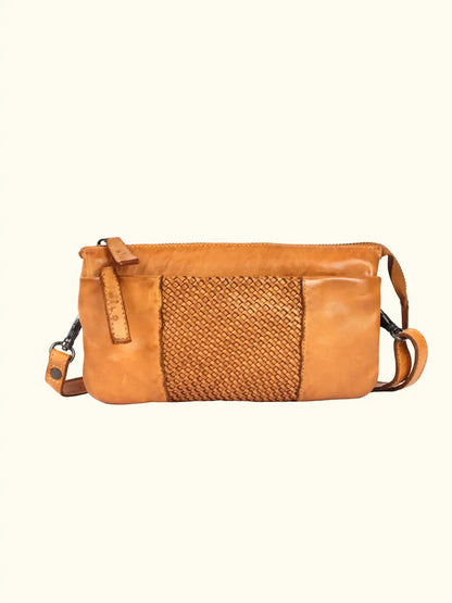 Milo Brisa Woven Crossbody Leather Sling Bag