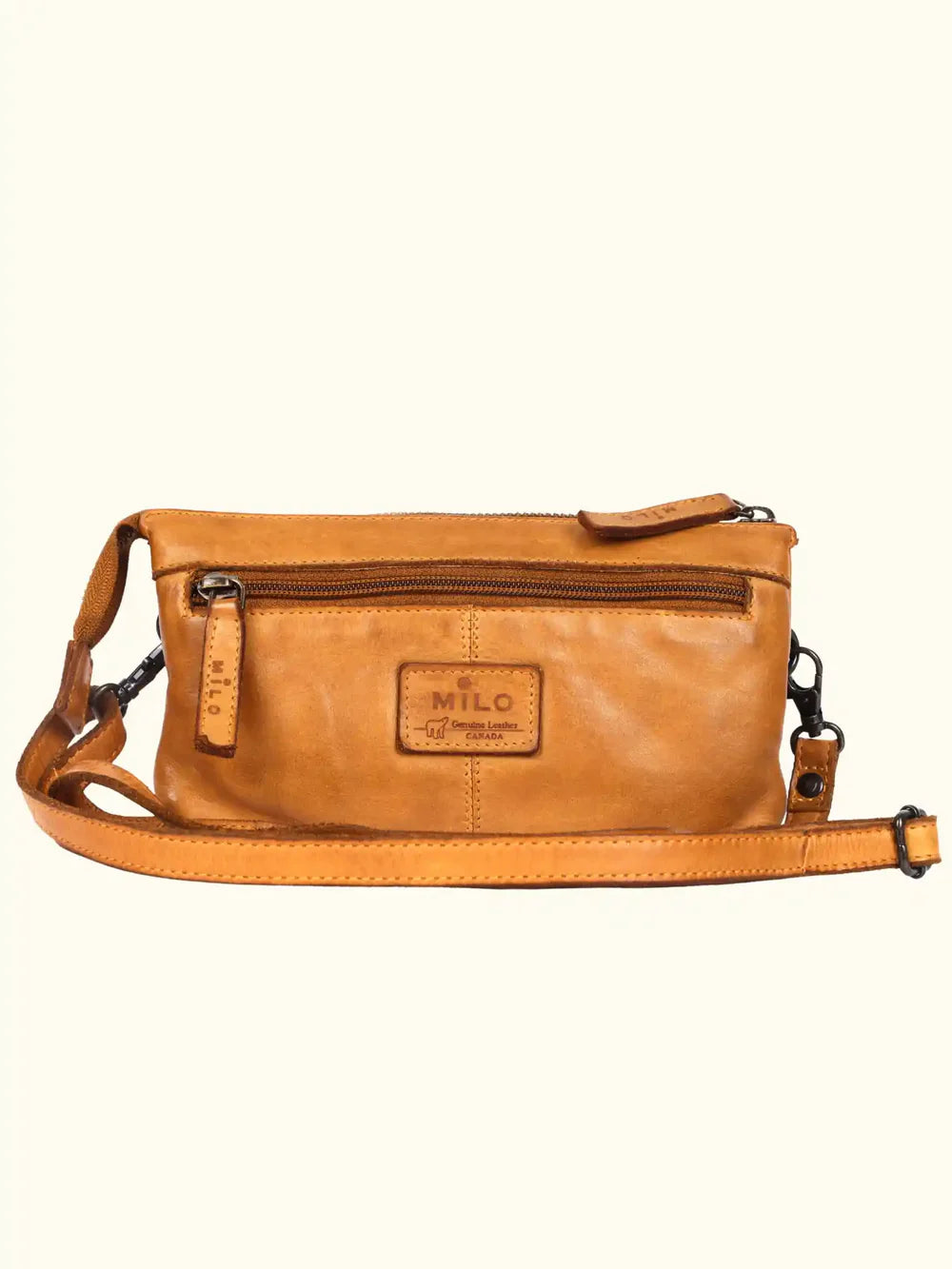 Milo Brisa Woven Crossbody Leather Sling Bag