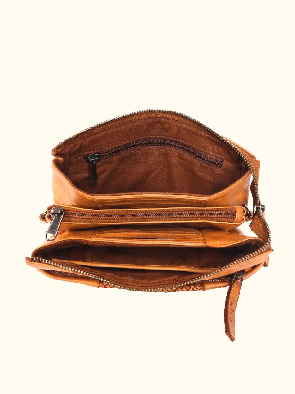 Milo Brisa Woven Crossbody Leather Sling Bag