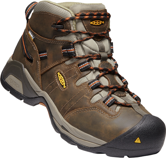 Keen Detroit XT Mid Black Olive/Leather Brown WP EH