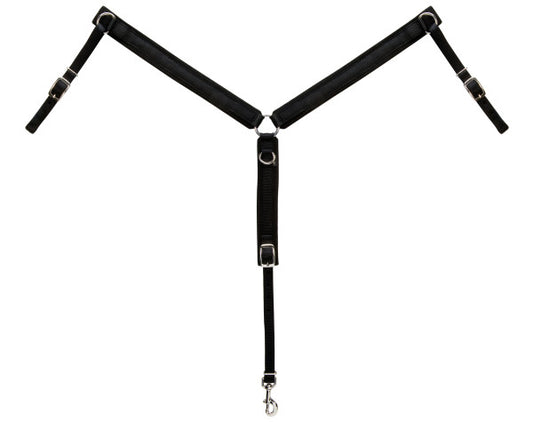 Weaver Black Felt Lined 1" Breast Collar Pony