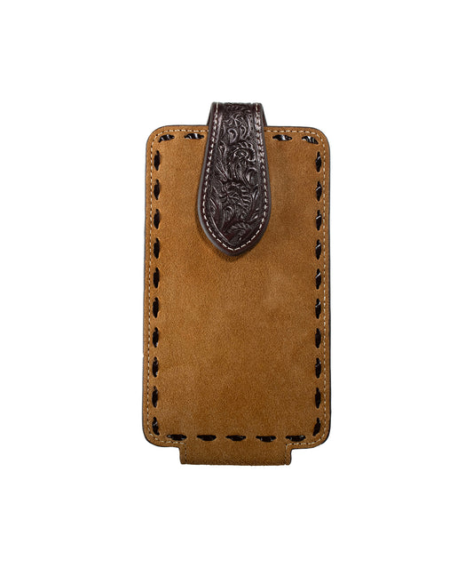Nocona Brown Roughout Cell Phone Case