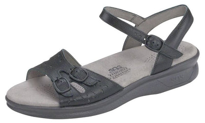 SAS Duo Quarter Strap Sandal Black Black