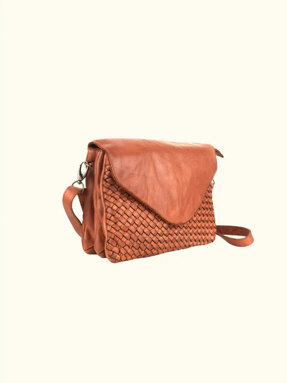 Milo Amelie Crossbody Washed Leather Handbag