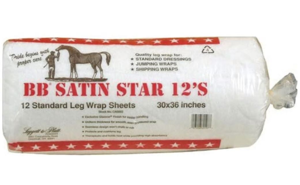 Bb Satin Star Cotton Leg Wraps