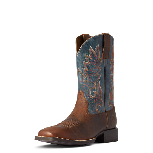 Ariat Layton Weathered Chestnut/Rail Blue