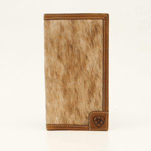 Ariat Tan Hair On Hide Rodeo Wallet