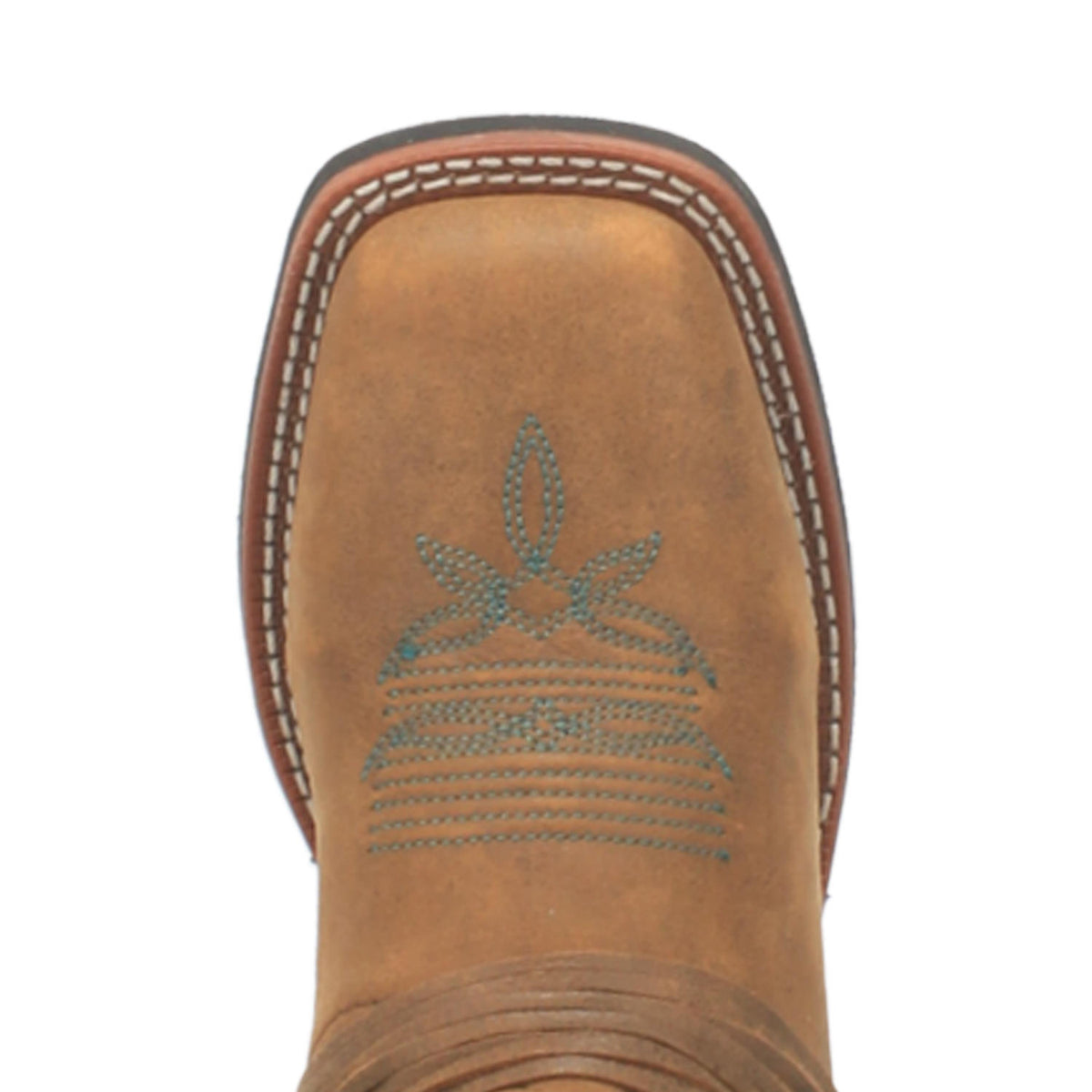 Laredo Sadie Tan/Turquoise Square Toe