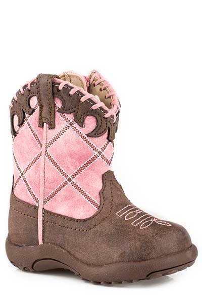 Roper Lacey Pink Horseshoe Boot