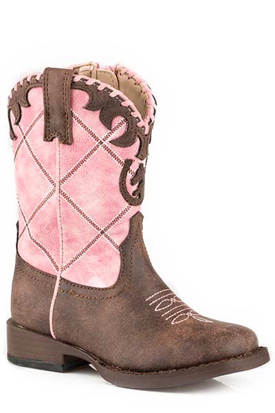 Roper Lacey Pink Horseshoe Boot