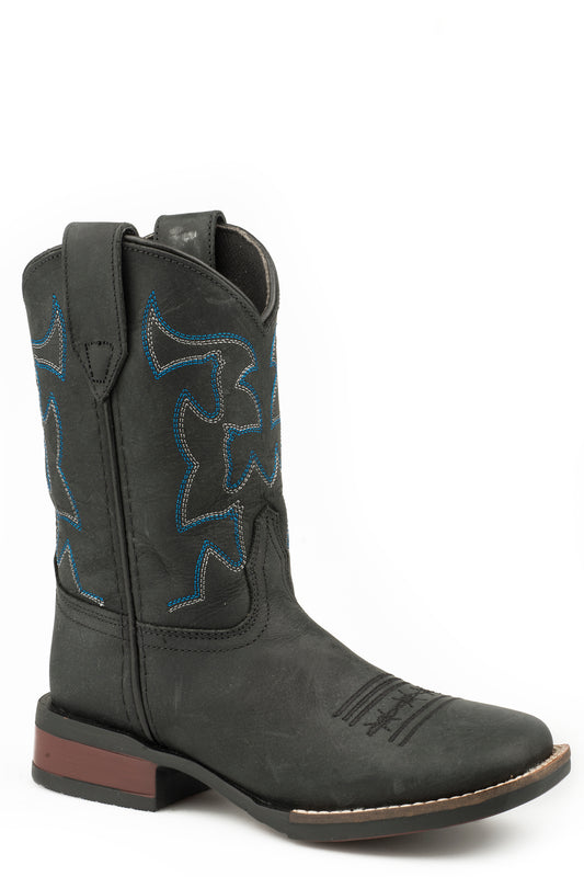 Roper Basic Black Square Toe