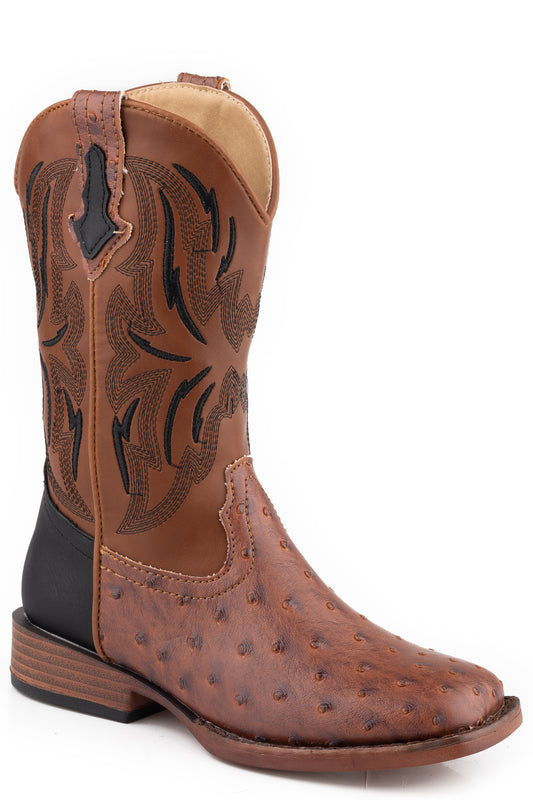 Roper Dalton Ostrich Print Boots