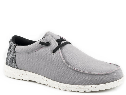 Roper Hang Loose Grey/Print Heel