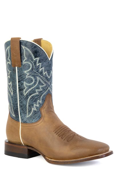 Roper Burnished Brown Square Toe Boot