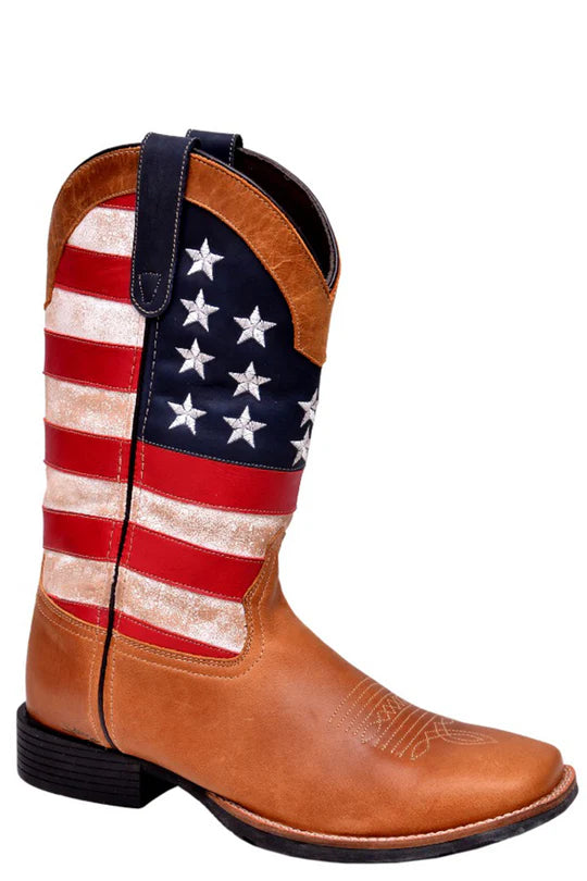 Roper Ladies Patriotism Square Toe