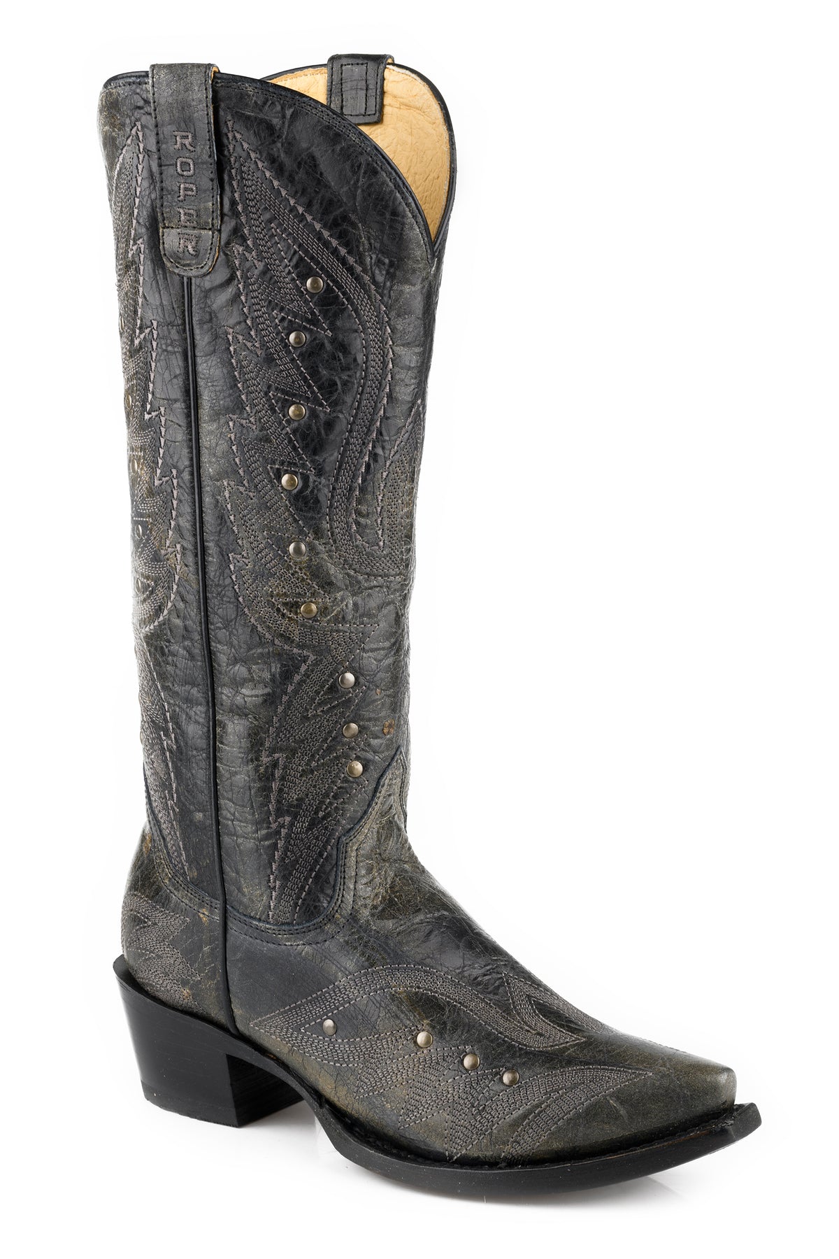 Roper Scarlett 15" Black Snip Toe