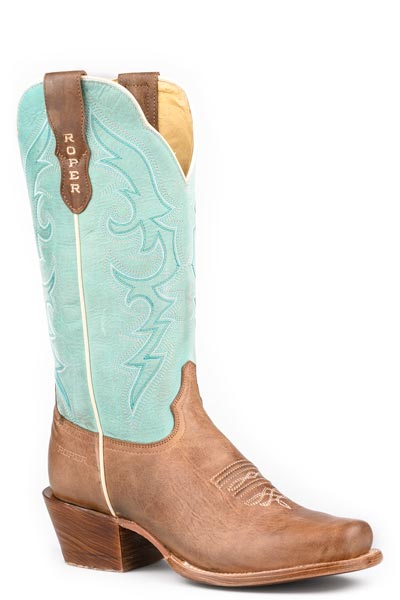 Roper Samantha Burnished Brown Cutter Toe