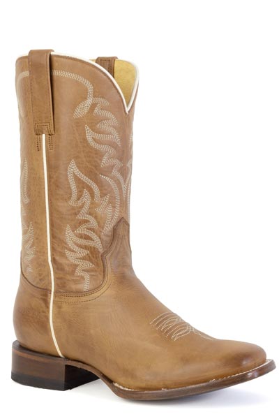 Roper Burnished Tan Square Toe Boot