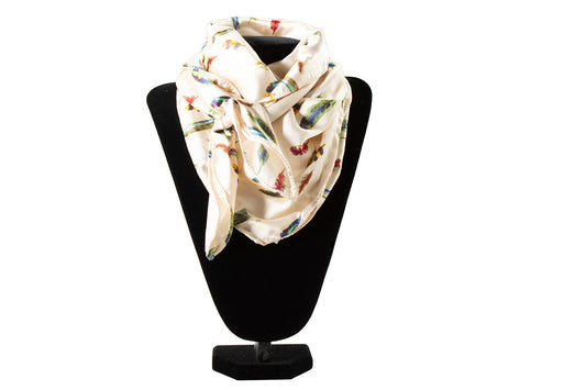M&F Feathers Wild Rag White