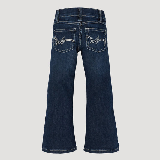 Wrangler Girl's Boot Cut Dark Blue