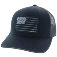 Hooey Cactus Ropes Black/Black Flag Hat