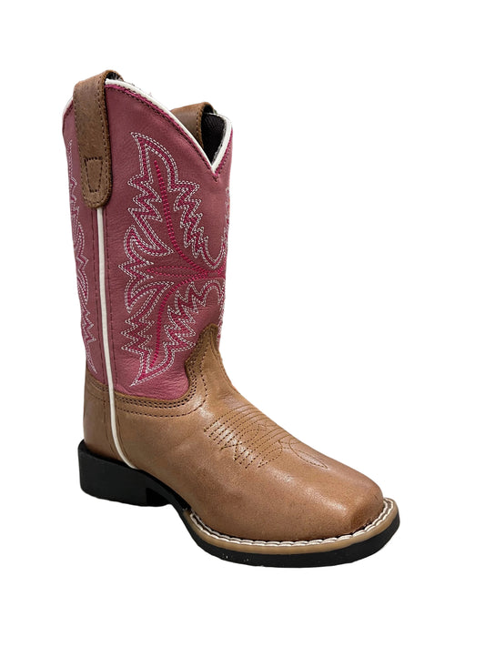 Abilene Kids Pink/Brown Boots