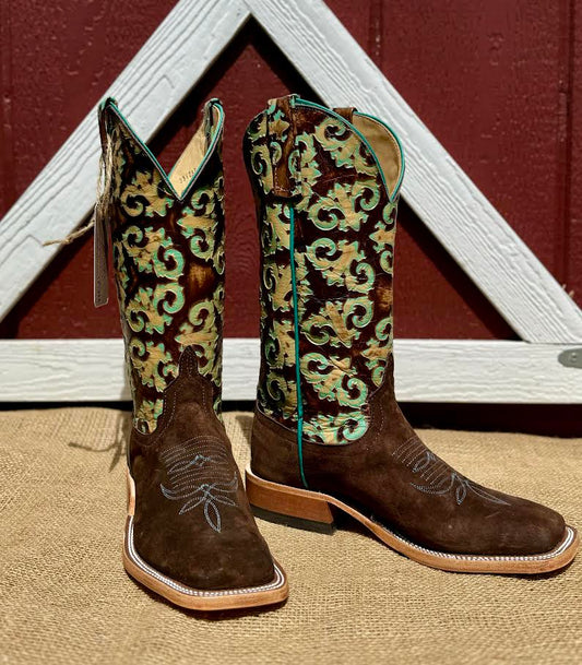 Anderson Bean Turquoise Jungle Fever/Chocolate Glove