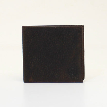 Ariat Copper Oiled Triple Stitch Rodeo Wallet