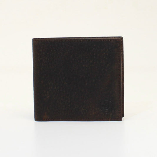 Ariat Copper Oiled Triple Stitch Rodeo Wallet
