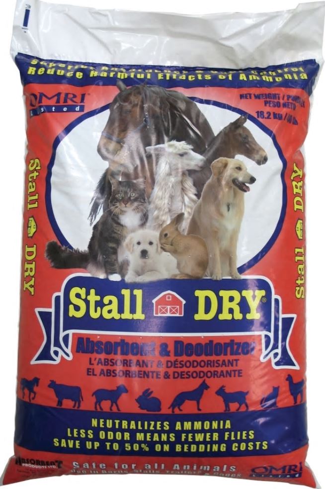 Stall Dry Absorbent and Deodorizer